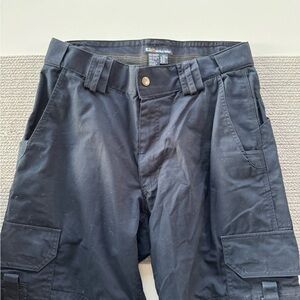 5.11 Tactical Series Navy Blue Cargo Pants Size 34 x 30